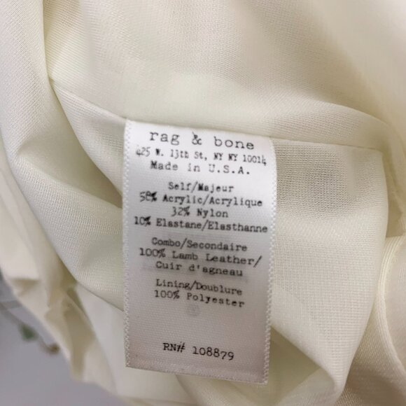 Rag & Bone Black Rowan Draped Dress Size 2 - Picture 8 of 14